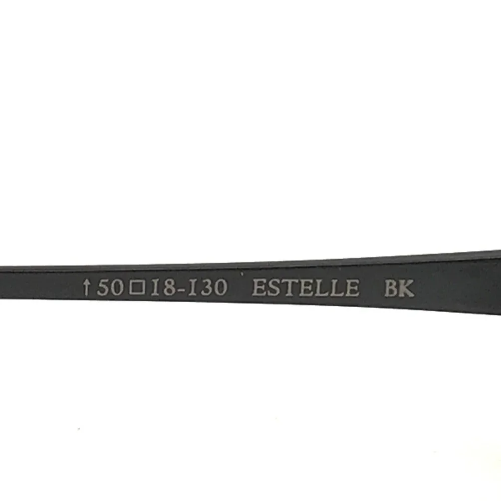 Dana Buchman Eyeglasses Frames ESTELLE BK Black Wire Rim Crystals 50-18-130